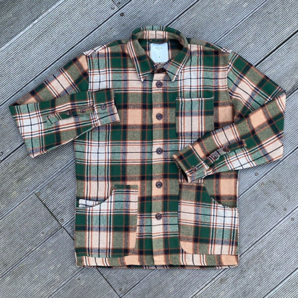 PERCIVAL WORKSHIRT OVERSHIRT FLANNEL JACKET